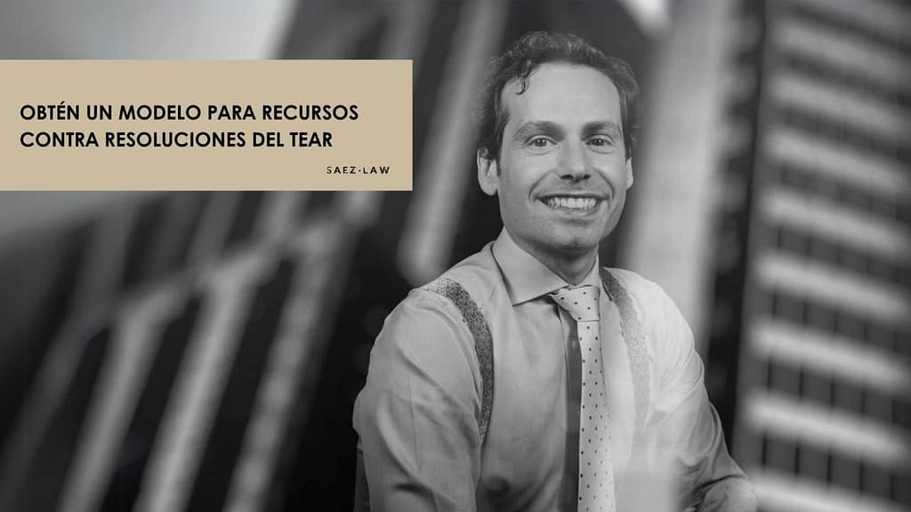 modelo para recursos contra resoluciones del TEAR