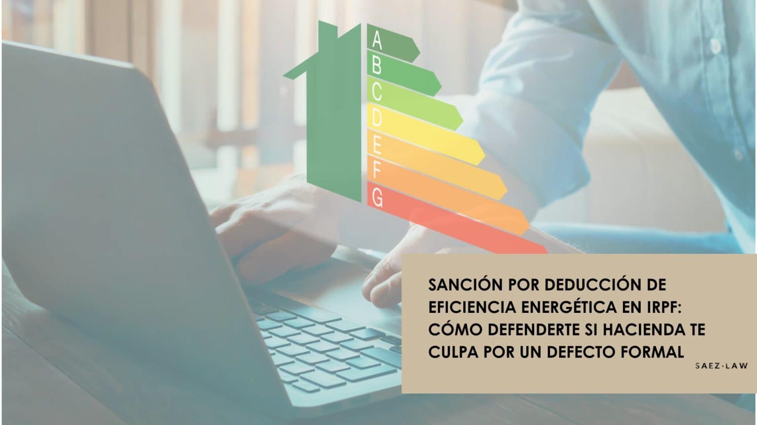 sanción deducción eficiencia energética IRPF