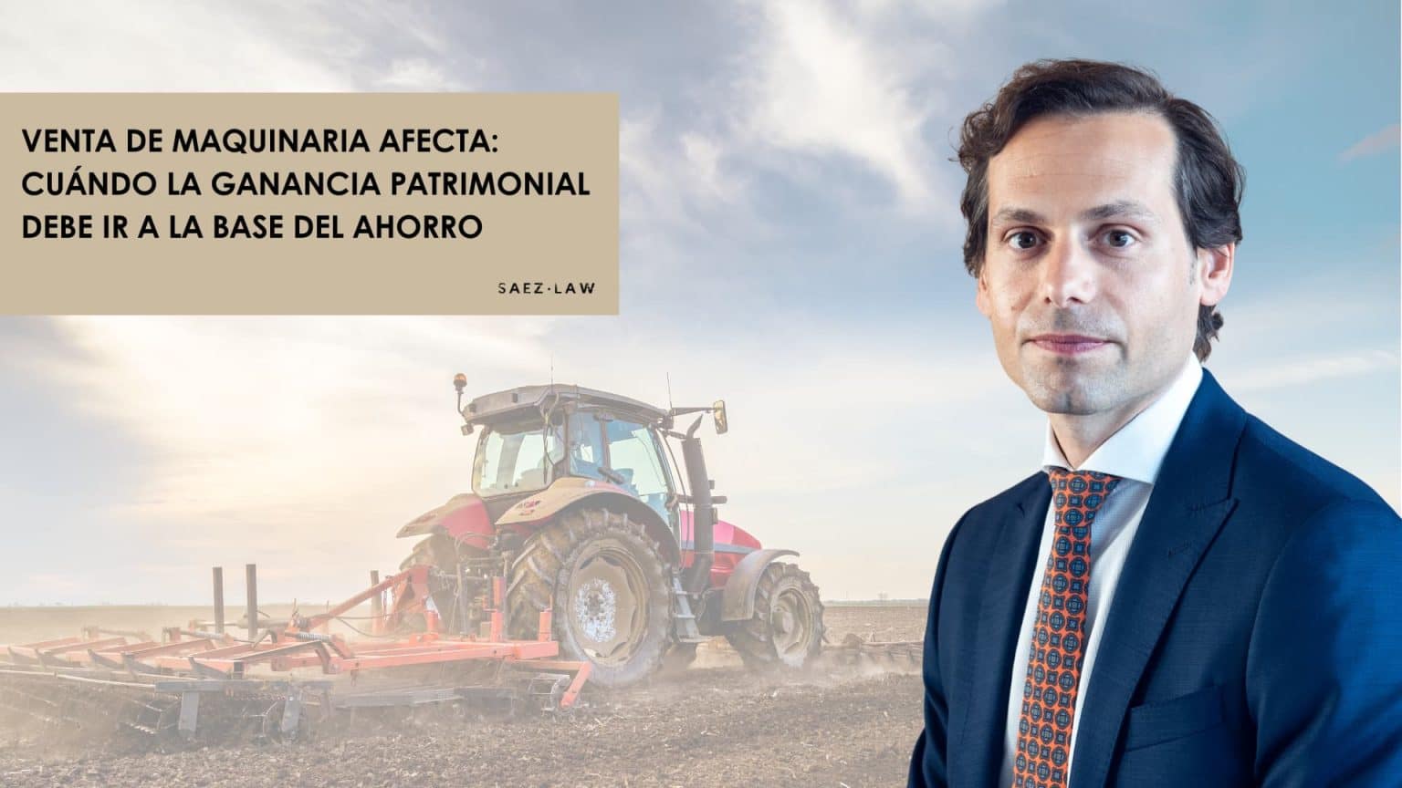 venta de maquinaria afecta e integración en la base del ahorro del IRPF