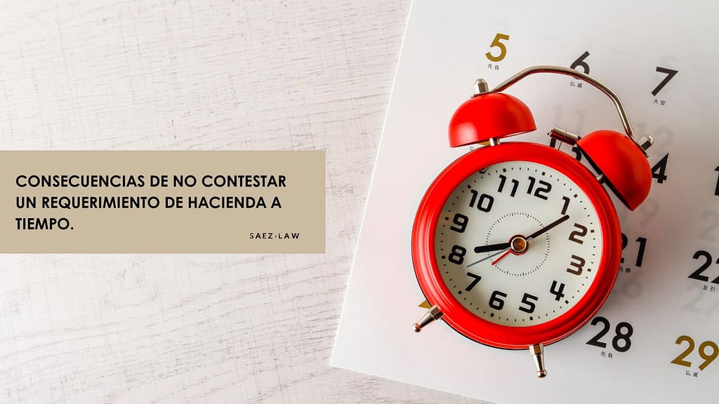 no contestar a un requerimiento