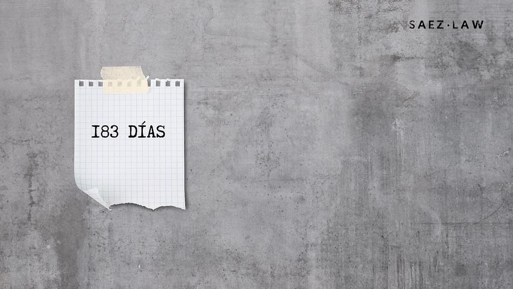 Si pasas más de183 días al año te considerarán residente fiscal en España.