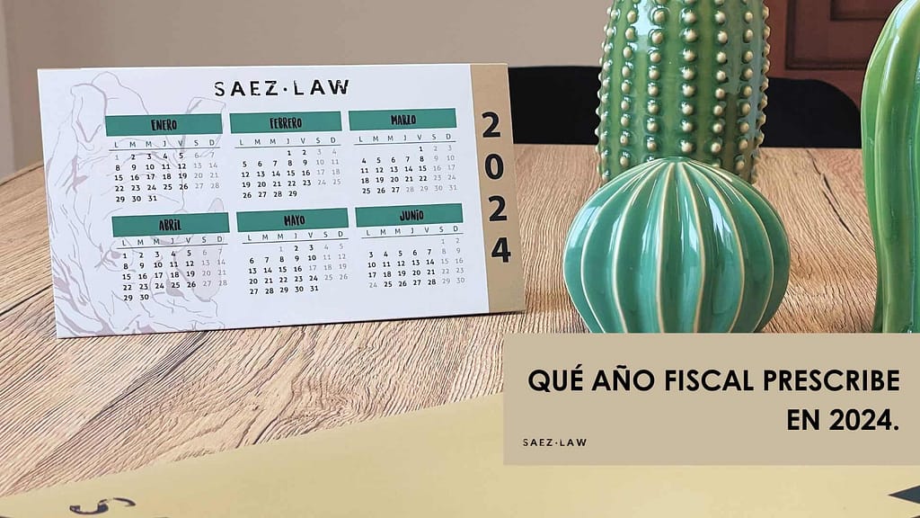 Qué año fiscal prescribe