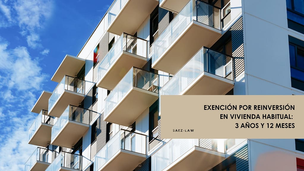 exención por reinversión en vivienda habitual