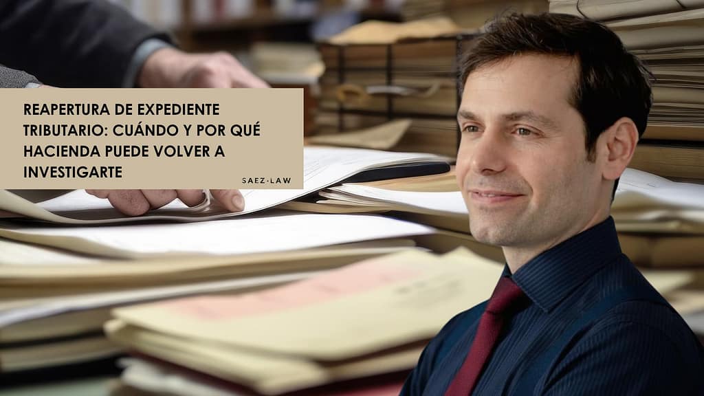 reapertura de un expediente tributario