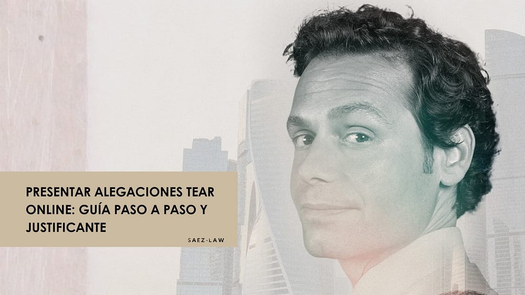 Presentar alegaciones TEAR online