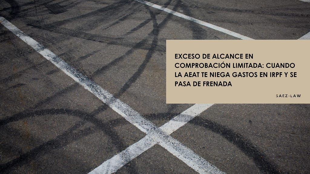 Exceso de alcance en comprobación limitada