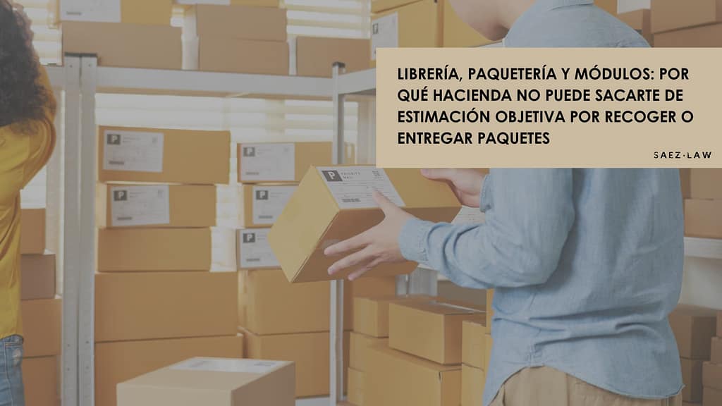 Librería con servicio de paquetería y módulos fiscales en España