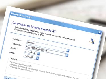 Generación de ficheros Excel AEAT