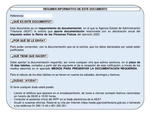 qué es un requerimiento de documentación