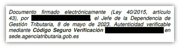Contestar requerimiento AEAT.