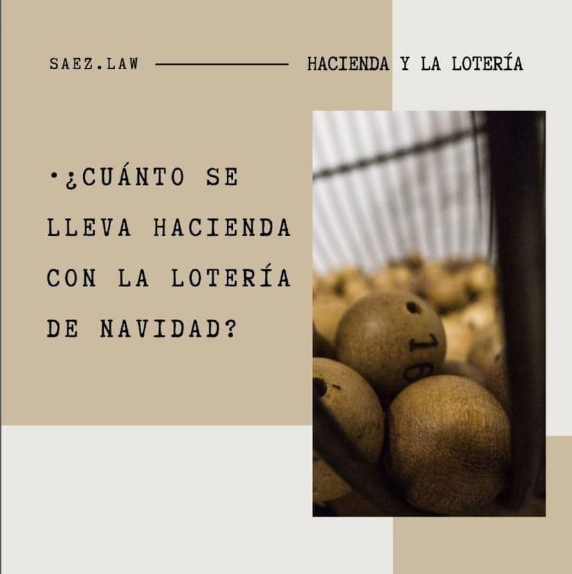 Cuánto se lleva Hacienda con la lotería de Navidad.