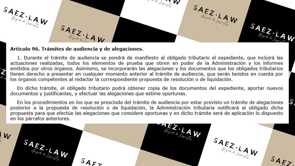 art. 96.1 del Real Decreto 1065/2007