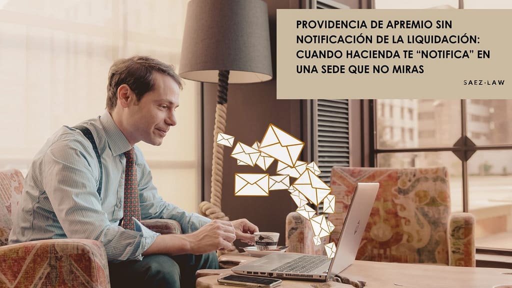 Providencia de apremio sin notificación de la liquidación