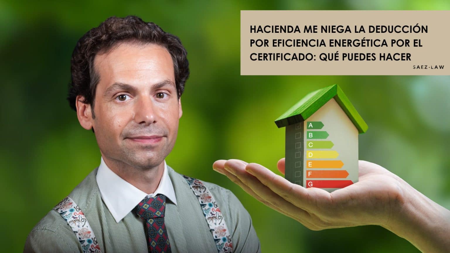 deducción eficiencia energética certificado energético