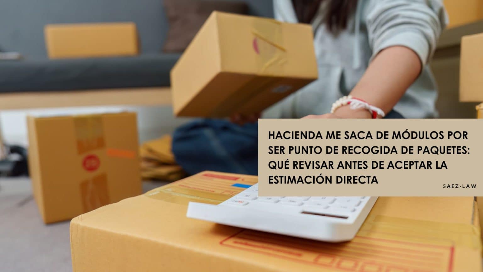 punto de recogida de paquetes módulos