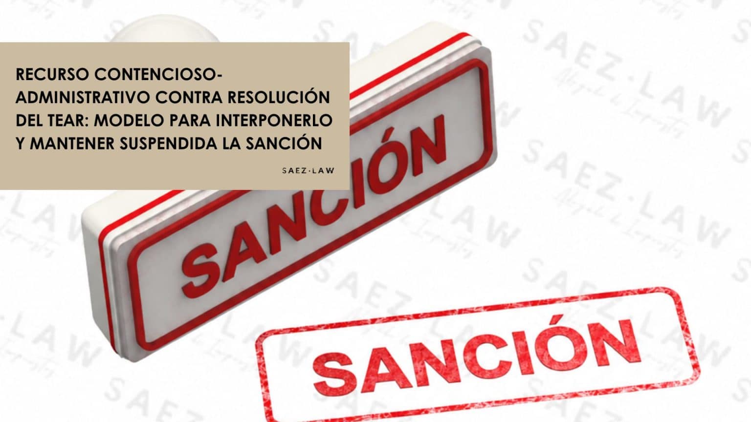 Recurso contencioso-administrativo contra resolución del TEAR