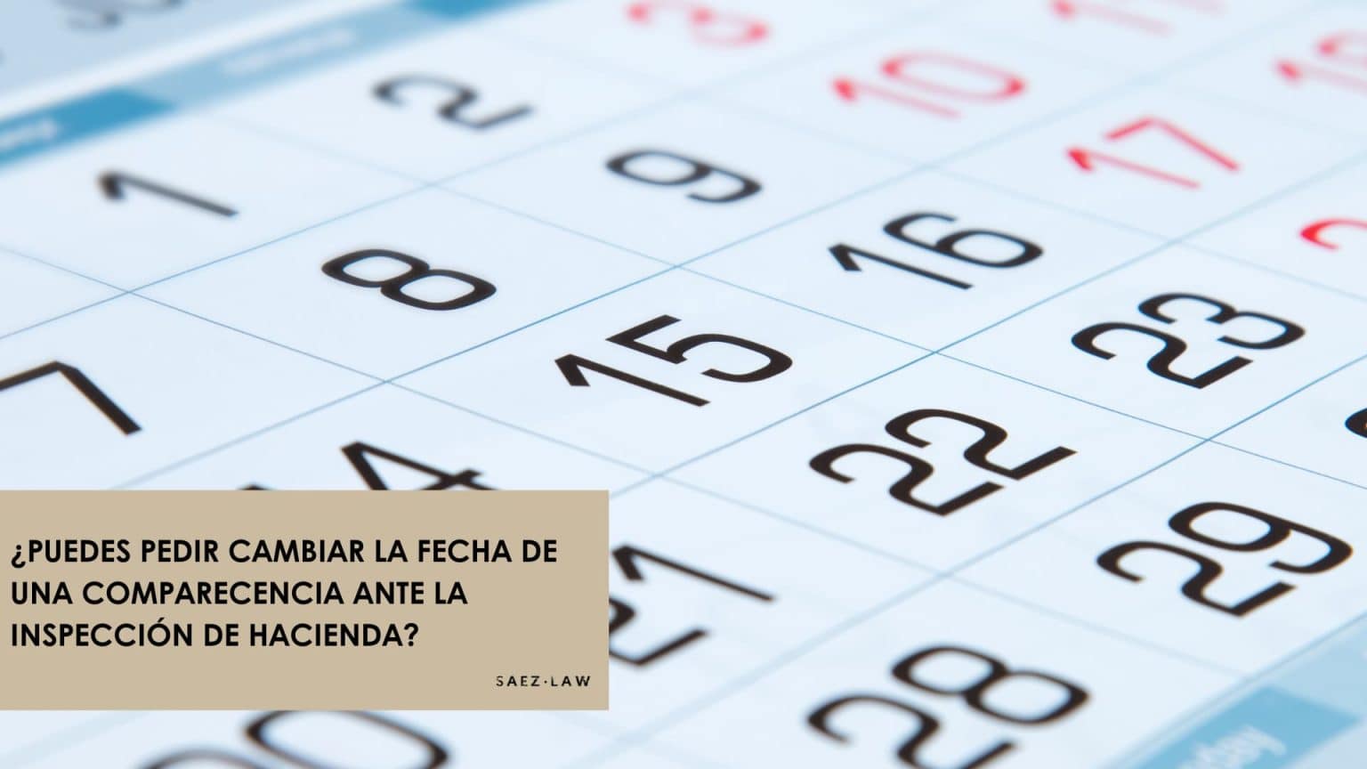 cambiar fecha comparecencia Inspección Hacienda