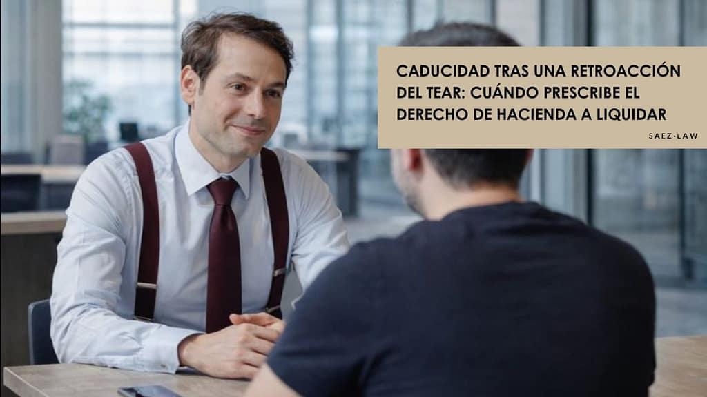caducidad tras retroacción del TEAR