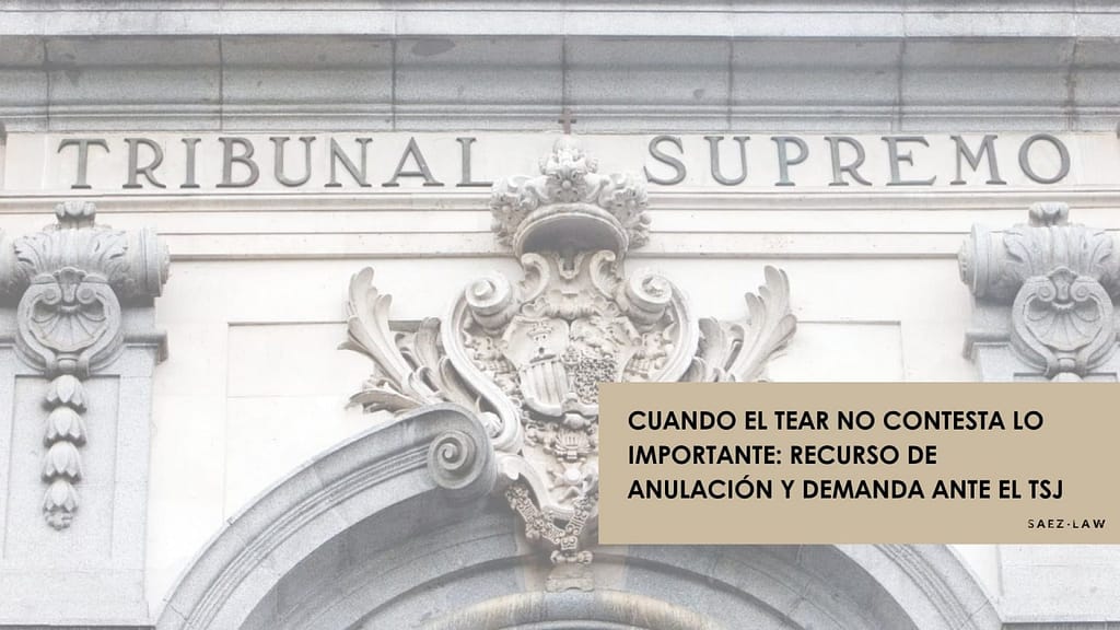 recurso de anulación TEAR por incongruencia