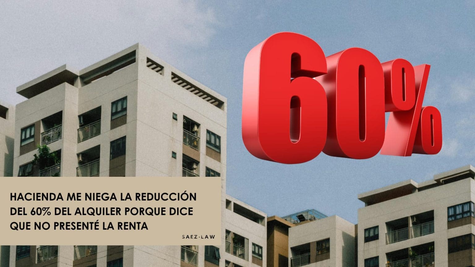 reducción 60% alquiler vivienda IRPF