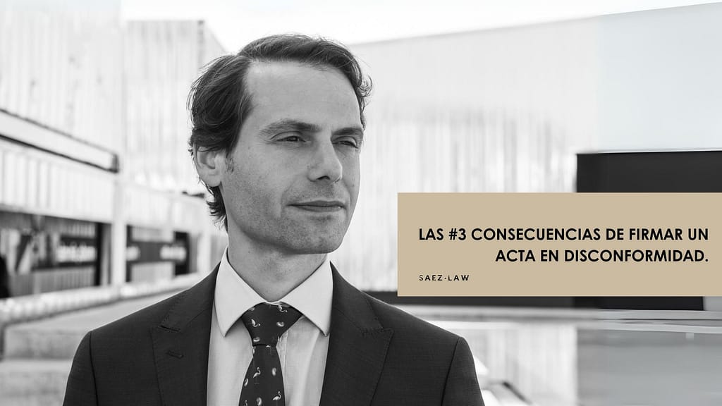 consecuencias de firmar un acta en disconformidad