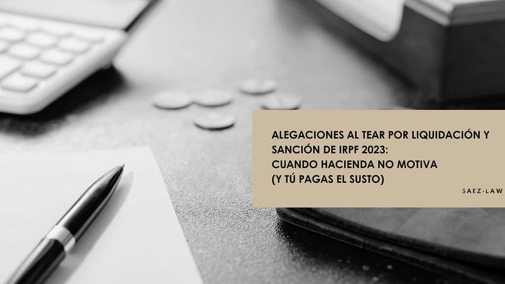 alegaciones al TEAR