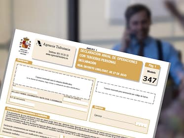 Modelo 347 Declaración anual operaciones con terceras personas