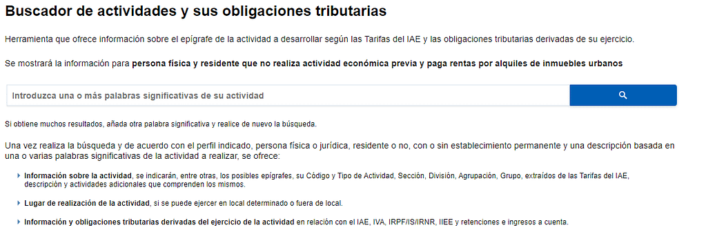 Elegir epígrafes del IAE.