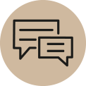 icono de consulta de abogado en seis idiomas