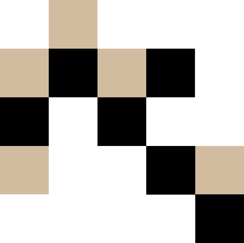 Composición con cuadrados de tablero de ajedrez
